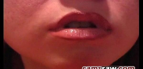  Jamie Lynn Putting Lipstick On Close Up Fetish